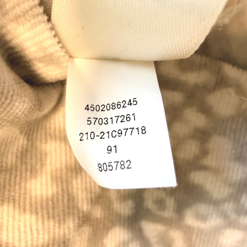 Chicos Women Grey White Leopard Animal Print Corduroy Button Down Shirt Size 3 - Picture 6 of 8